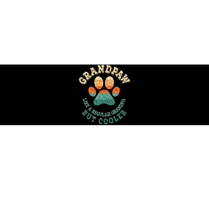 Grandpaw Dog Grandpa Grandfather Grand Paw Bumper Sticker