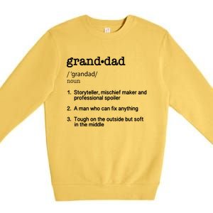 Granddad Definition Premium Crewneck Sweatshirt