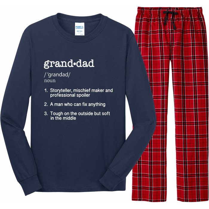 Granddad Definition Long Sleeve Pajama Set