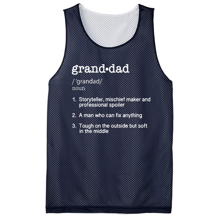 Granddad Definition Mesh Reversible Basketball Jersey Tank