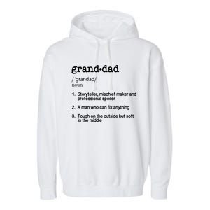 Granddad Definition Garment-Dyed Fleece Hoodie