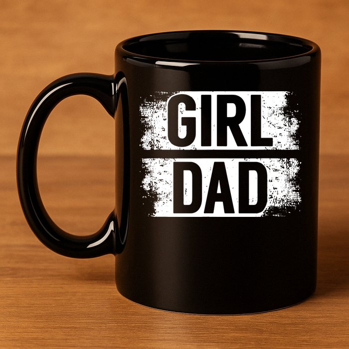 GIRL DAD 11oz C Handle Ceramic Mug