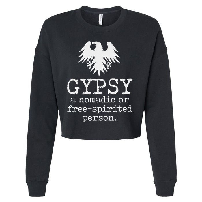 Gypsy Definition Cropped Pullover Crew