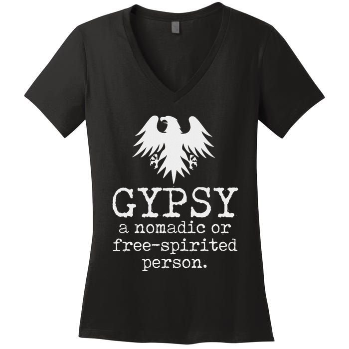 Gypsy Definition Women's V-Neck T-Shirt