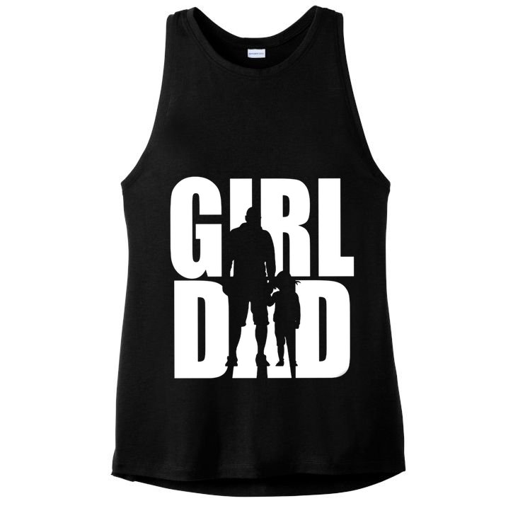 Girl Dad Ladies PosiCharge Tri-Blend Wicking Tank