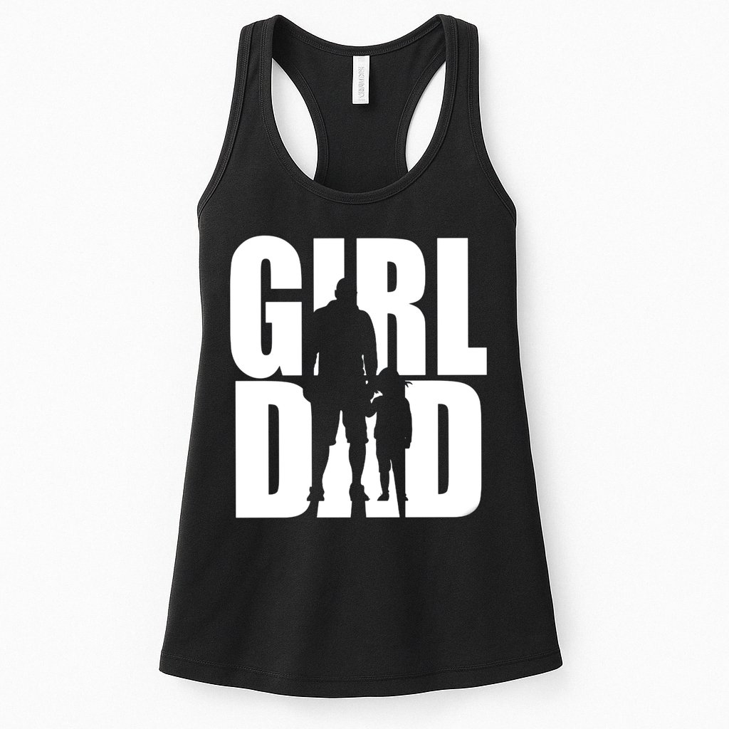 Girl Dad Womens Tank Top