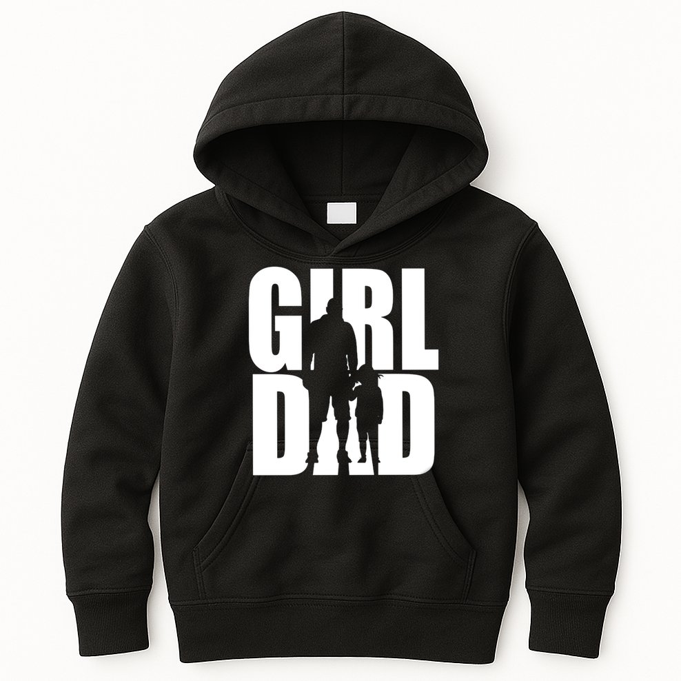 Girl Dad Kids Hoodie