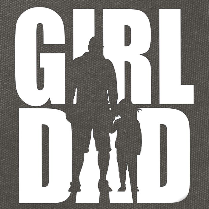 Girl Dad Cotton Canvas Backpack