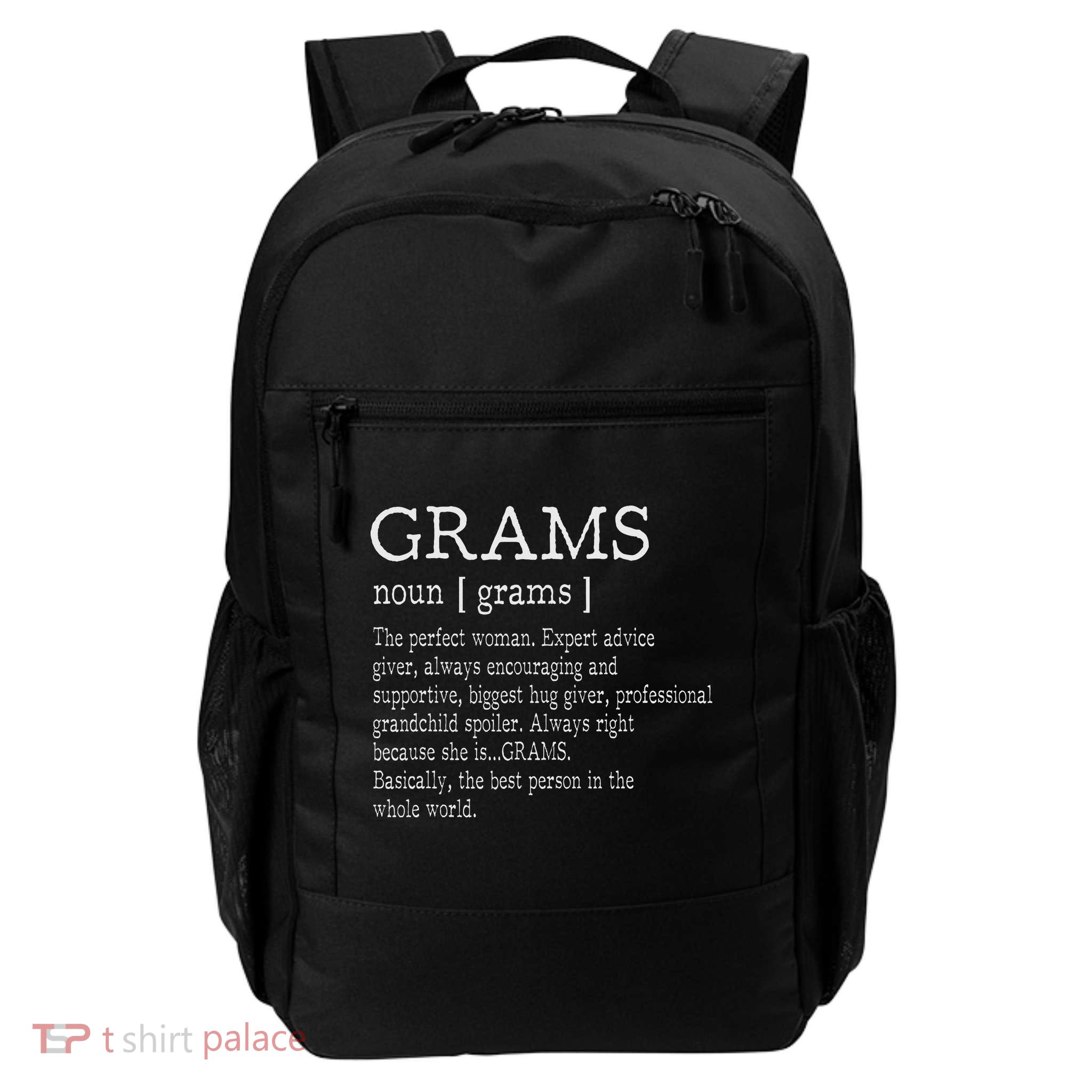 Grams Definition Grandma Mother's Day Funny Gift Idea Daily Commute Backpack