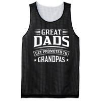 Great Dads Get Promoted To Grandpas Mesh Reversible Basketball Jersey Tank