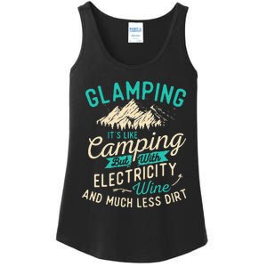 Glamping Definition Glamper Glamorous Camping Camper Ladies Essential Tank