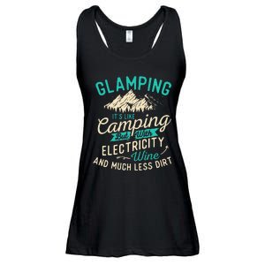 Glamping Definition Glamper Glamorous Camping Camper Ladies Essential Flowy Tank