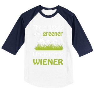 Greener Dachshund Gift Baseball Sleeve Shirt