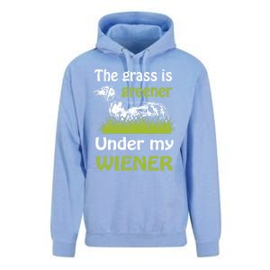 Greener Dachshund Gift Unisex Surf Hoodie