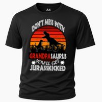 Grandpa Dinosaur Cooling Performance Crew T-Shirt