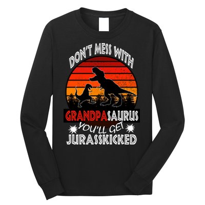 Grandpa Dinosaur Long Sleeve Shirt