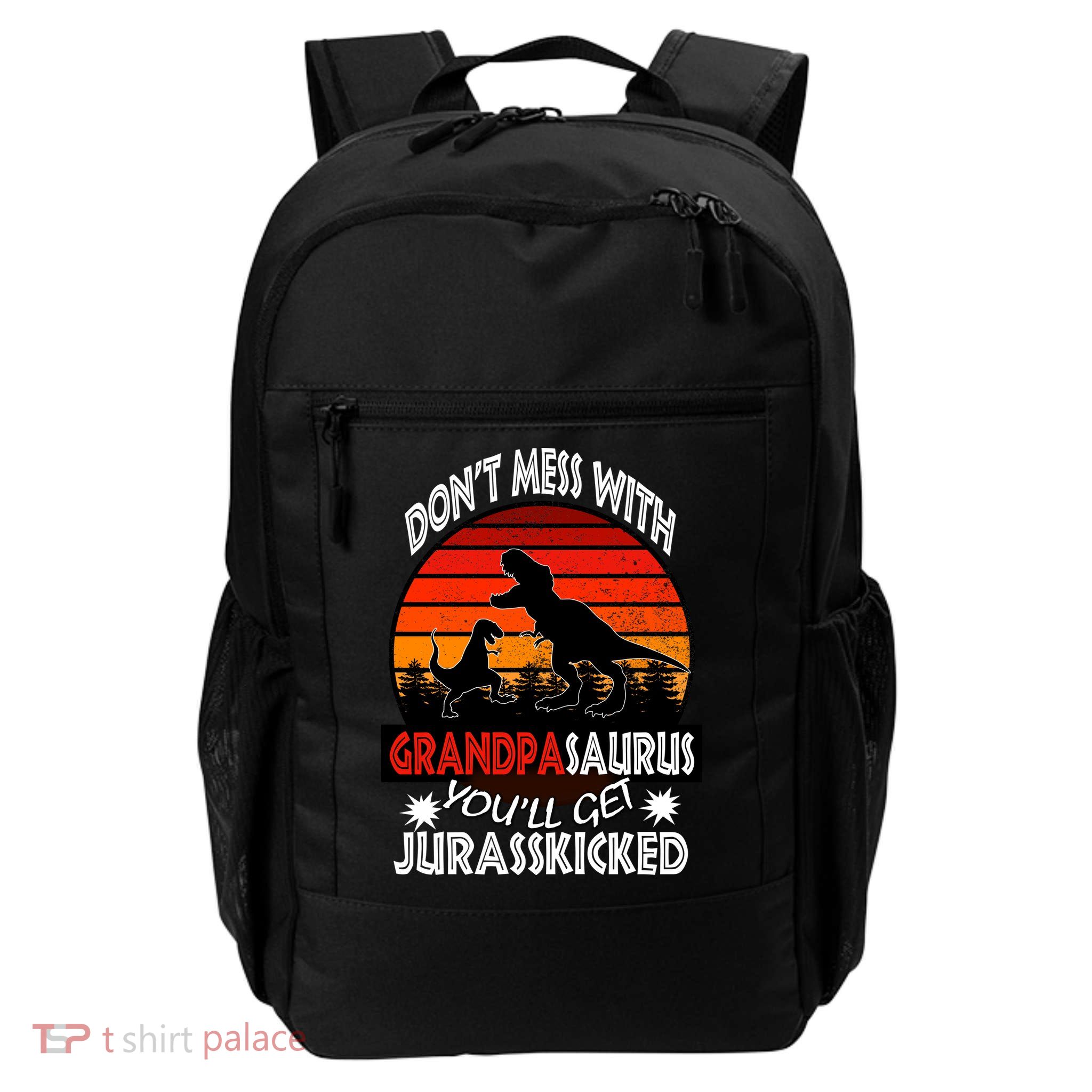 Grandpa Dinosaur Backpack
