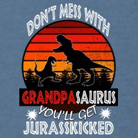 Grandpa Dinosaur Garment-Dyed Sweatshirt