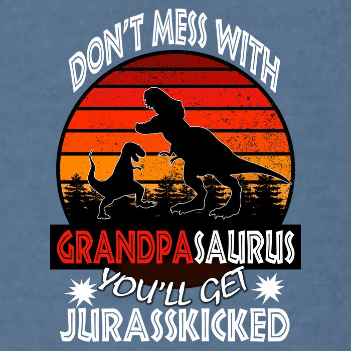 Grandpa Dinosaur Garment-Dyed Sweatshirt