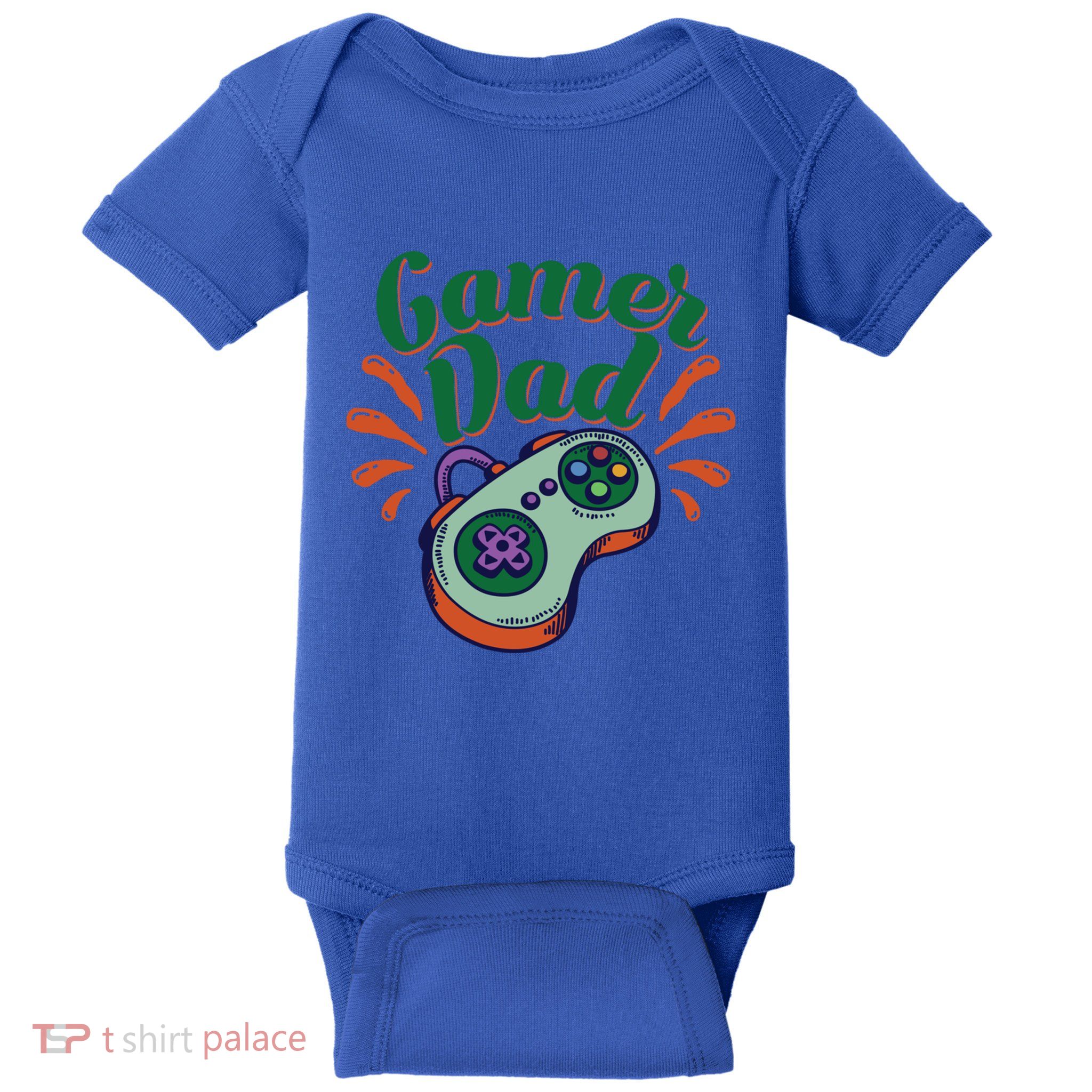 Gamer Dad Gaming Father FatherS Day Video Games Funny Gift Baby Bodysuit