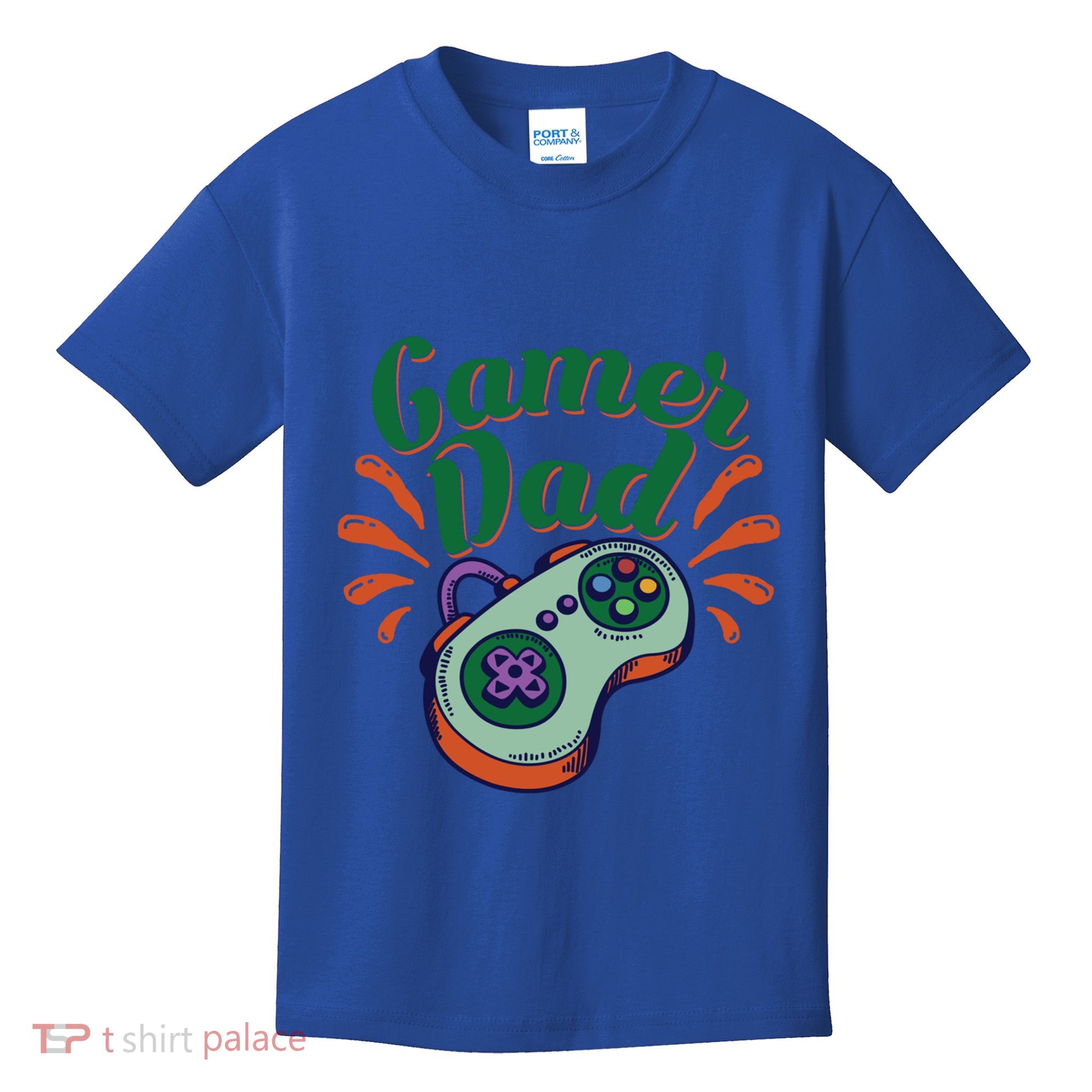 Gamer Dad Gaming Father FatherS Day Video Games Funny Gift Kids T-Shirt