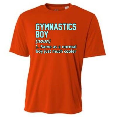 Gymnastics Definition Gymnast Gymnastic Lover Graphic Cute Gift Cooling Performance Crew T-Shirt