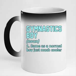 Gymnastics Definition Gymnast Gymnastic Lover Graphic Cute Gift 11oz Black Color Changing Mug