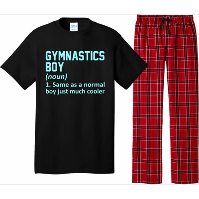 Gymnastics Definition Gymnast Gymnastic Lover Graphic Cute Gift Pajama Set