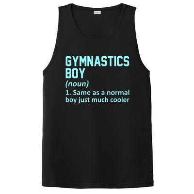 Gymnastics Definition Gymnast Gymnastic Lover Graphic Cute Gift PosiCharge Competitor Tank