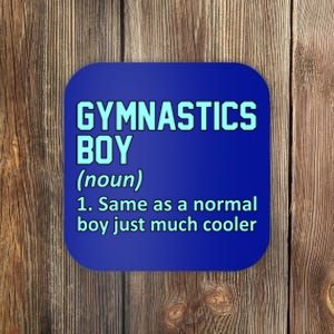 Gymnastics Definition Gymnast Gymnastic Lover Graphic Cute Gift Coaster