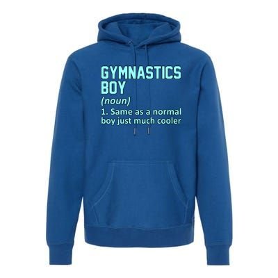 Gymnastics Definition Gymnast Gymnastic Lover Graphic Cute Gift Premium Hoodie