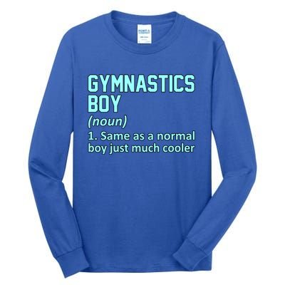 Gymnastics Definition Gymnast Gymnastic Lover Graphic Cute Gift Tall Long Sleeve T-Shirt