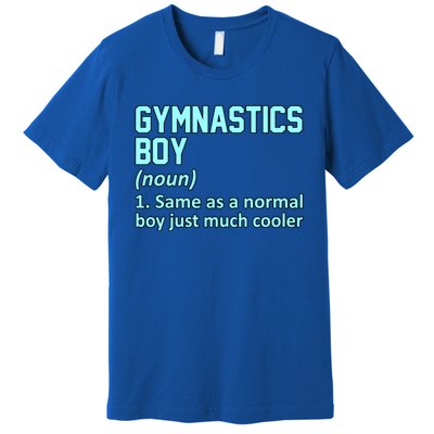 Gymnastics Definition Gymnast Gymnastic Lover Graphic Cute Gift Premium T-Shirt