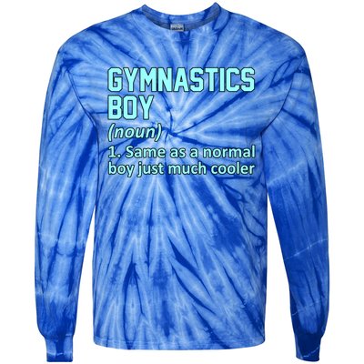 Gymnastics Definition Gymnast Gymnastic Lover Graphic Cute Gift Tie-Dye Long Sleeve Shirt