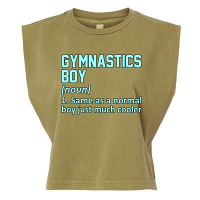 Gymnastics Definition Gymnast Gymnastic Lover Graphic Cute Gift Garment-Dyed Women's Muscle Tee