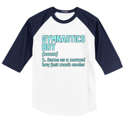 Gymnastics Definition Gymnast Gymnastic Lover Graphic Cute Gift Baseball Sleeve Shirt