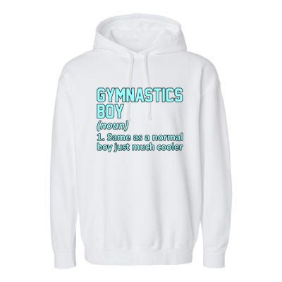 Gymnastics Definition Gymnast Gymnastic Lover Graphic Cute Gift Garment-Dyed Fleece Hoodie