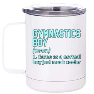 Gymnastics Definition Gymnast Gymnastic Lover Graphic Cute Gift 12 oz Stainless Steel Tumbler Cup