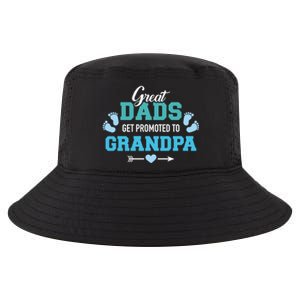 Great Dads Get Promoted To Grandpa Gift Cool Comfort Performance Bucket Hat