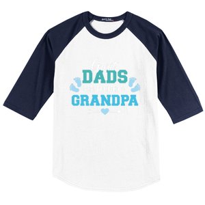 Great Dads Get Promoted To Grandpa Gift Baseball Sleeve Shirt