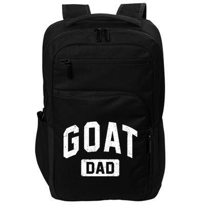Goat Dad GOAT Gym Workout Fathers Day Gift Impact Tech Backpack