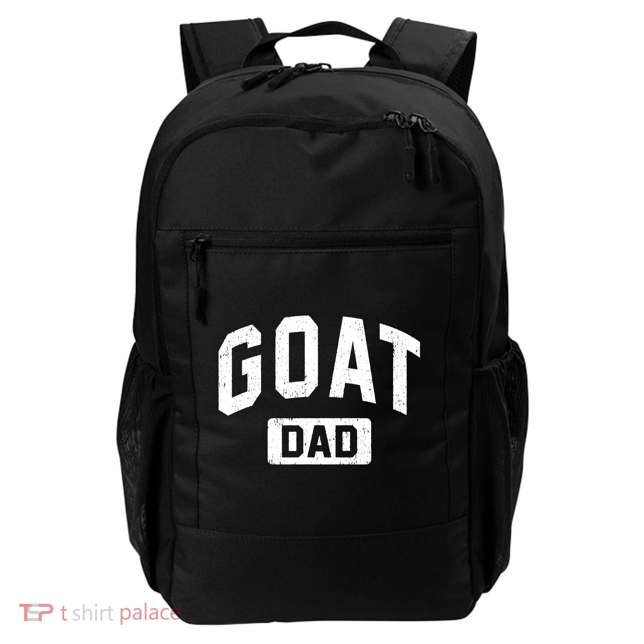 Goat Dad GOAT Gym Workout Fathers Day Gift Backpack