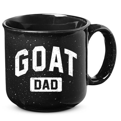 Goat Dad GOAT Gym Workout Fathers Day Gift 15oz Campfire Ceramic Mug