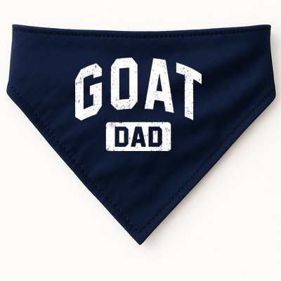 Goat Dad GOAT Gym Workout Fathers Day Gift USA-Made Doggie Bandana