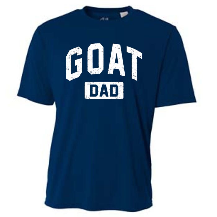 Goat Dad GOAT Gym Workout Fathers Day Gift Cooling Performance Crew T-Shirt