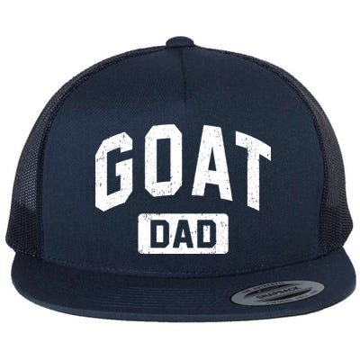 Goat Dad GOAT Gym Workout Fathers Day Gift Flatbill Hat