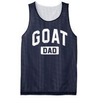 Goat Dad GOAT Gym Workout Fathers Day Gift Mesh Reversible Basketball Jersey Tank