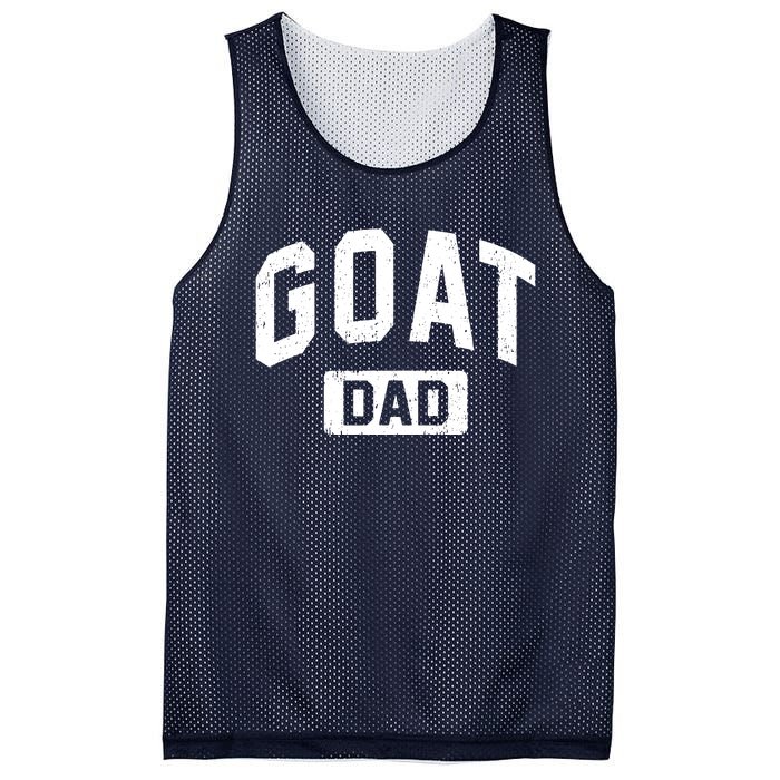 Goat Dad GOAT Gym Workout Fathers Day Gift Mesh Reversible Basketball Jersey Tank