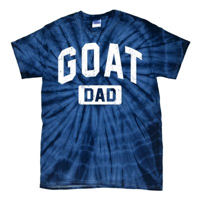 Goat Dad GOAT Gym Workout Fathers Day Gift Tie-Dye T-Shirt