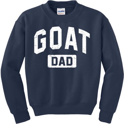 Goat Dad GOAT Gym Workout Fathers Day Gift Kids Sweatshirt